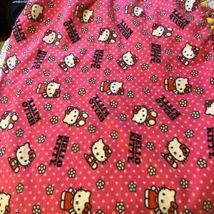 Pink hello kitty blanket